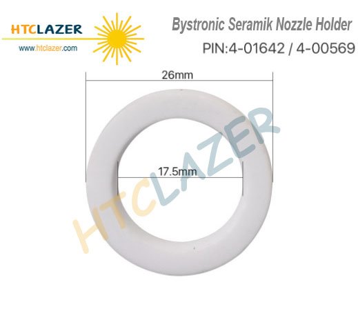 Bystronic Seramik Halka Pin: 4-01642 / 4-00569 D25.9 H4