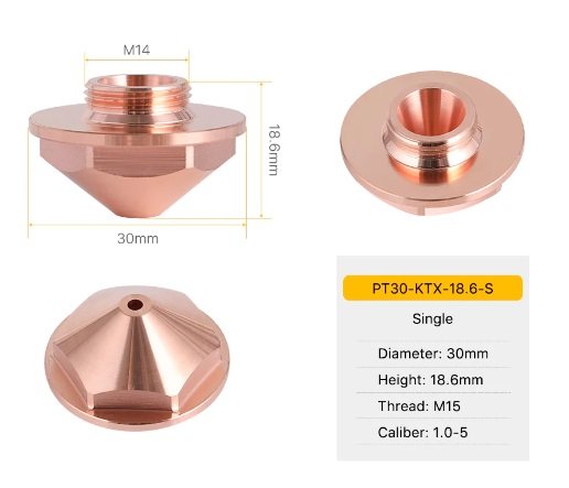 M15 D30 H18.6 Procutter 2.0 KTX Single Nozzle (Avrupa Üretim)